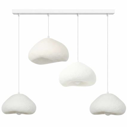 Brilagi - liustra ant laido WABI SABI 4xE27/40W/230V balta