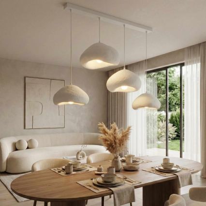 Brilagi - liustra ant laido WABI SABI 4xE27/40W/230V balta