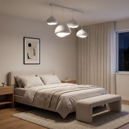 Brilagi - liustra ant laido WABI SABI 4xE27/40W/230V balta