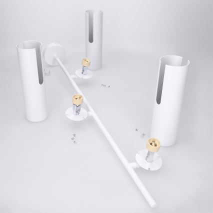 Brilagi - Liustra ant strypo BRANCH 3xGU10/30W/230V balta