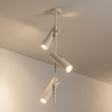 Brilagi - Liustra ant strypo BRANCH 3xGU10/30W/230V smėlinė