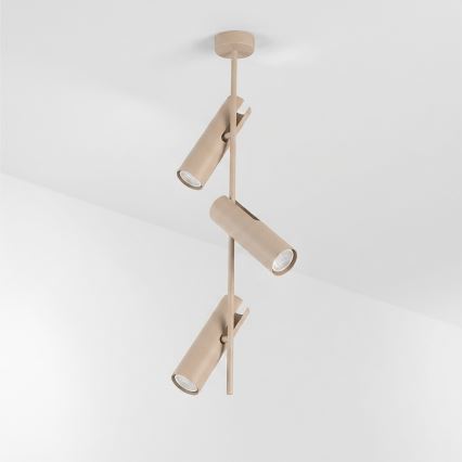 Brilagi - Liustra ant strypo BRANCH 3xGU10/30W/230V smėlinė