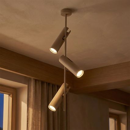 Brilagi - Liustra ant strypo BRANCH 3xGU10/30W/230V smėlinė