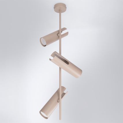 Brilagi - Liustra ant strypo BRANCH 3xGU10/30W/230V smėlinė
