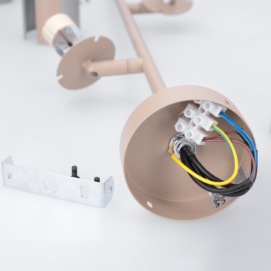 Brilagi - Liustra ant strypo BRANCH 3xGU10/30W/230V smėlinė