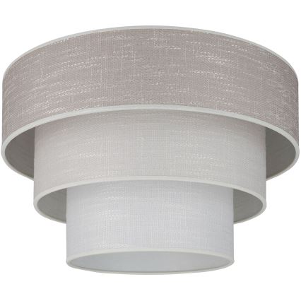 Brilagi - Lubinis šviestuvas ALASKA LUNETA 1xE27/15W/230V diametras 45 cm pilka/kreminė