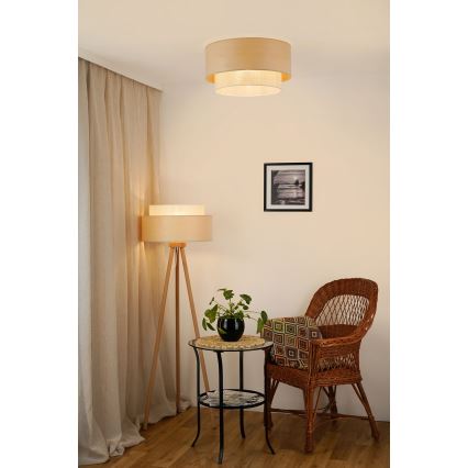 Brilagi - Lubinis šviestuvas ARIZONA BOHO 1xE27/15W/230V diametras 45 cm smėlio spalva