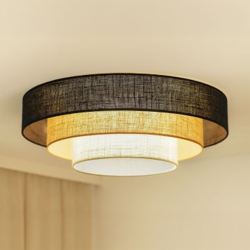 Brilagi - Lubinis šviestuvas ASPEN LUNETA LED/12W/230V diametras 60 cm 3000K/4000K/6400K juoda/smėlio spalva/kreminė