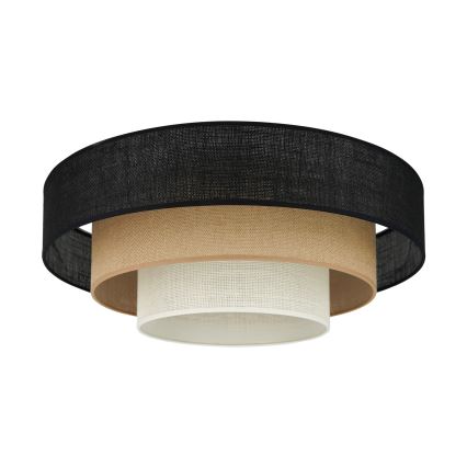 Brilagi - Lubinis šviestuvas ASPEN LUNETA LED/12W/230V diametras 60 cm 3000K/4000K/6400K juoda/smėlio spalva/kreminė