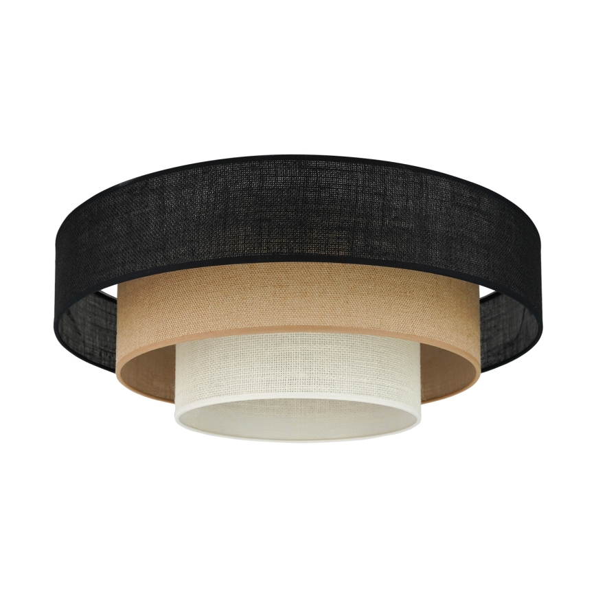 Brilagi - Lubinis šviestuvas ASPEN LUNETA LED/12W/230V diametras 60 cm 3000K/4000K/6400K juoda/smėlio spalva/kreminė