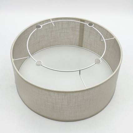 Brilagi - Lubinis šviestuvas BELLADONNA 1xE27/15W/230V diametras 30 cm kreminė/ąžuolas