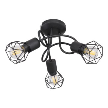 Brilagi - Lubinis šviestuvas CAGE 3xE14/40W/230V