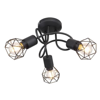 Brilagi - Lubinis šviestuvas CAGE 3xE14/40W/230V
