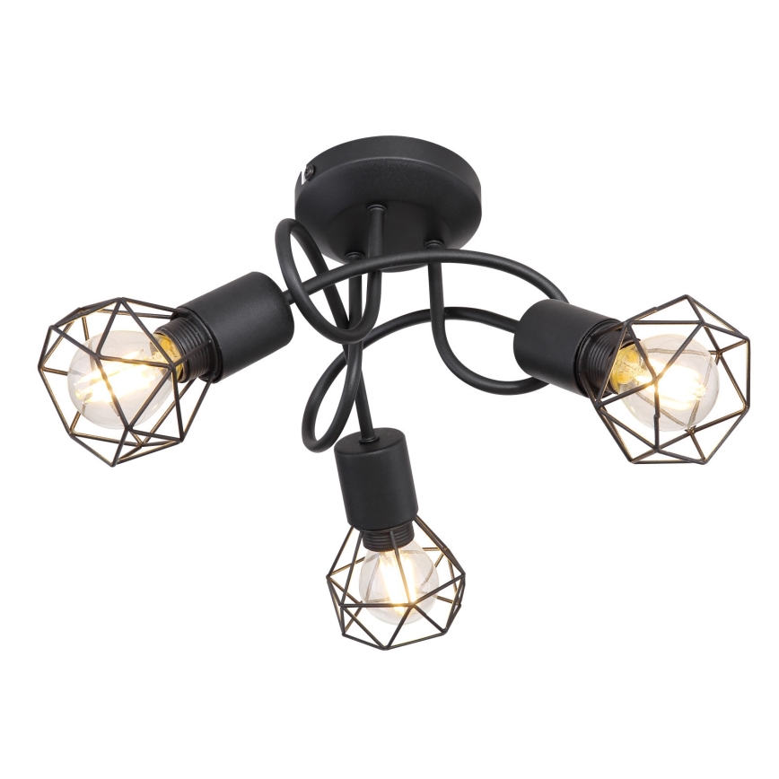 Brilagi - Lubinis šviestuvas CAGE 3xE14/40W/230V