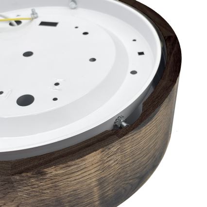 Brilagi - Lubinis šviestuvas CARVALHO SMOKEY 1xE27/60W/230V, ąžuolas, skersmuo 27,5 cm