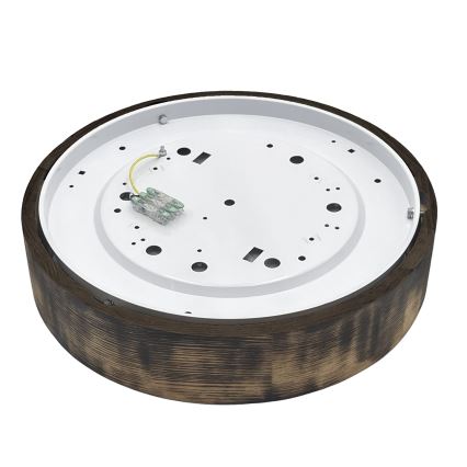 Brilagi - lubinis šviestuvas CARVALHO SMOKEY, 2xE27/60W/230V, ąžuolas, skersmuo 37,5 cm