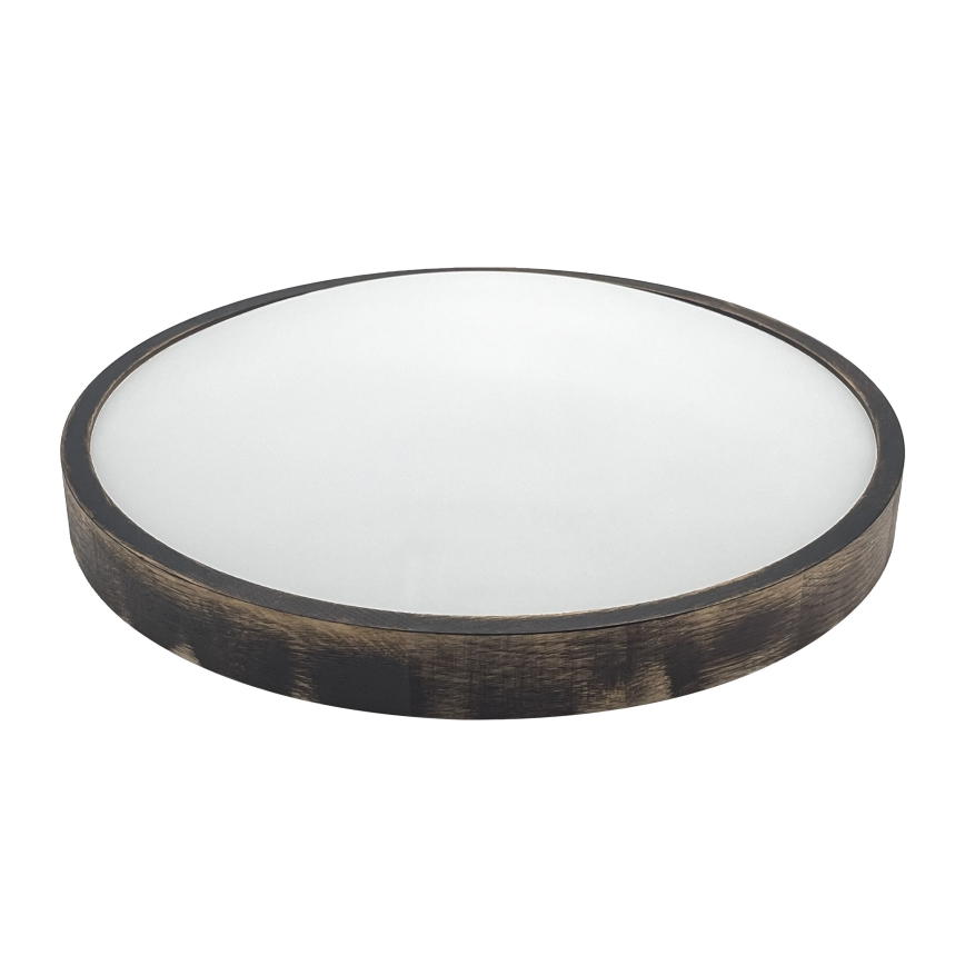 Brilagi - Lubinis šviestuvas CARVALHO SMOKEY, 3xE27/15W/230V, ąžuolas, skersmuo 47,5 cm