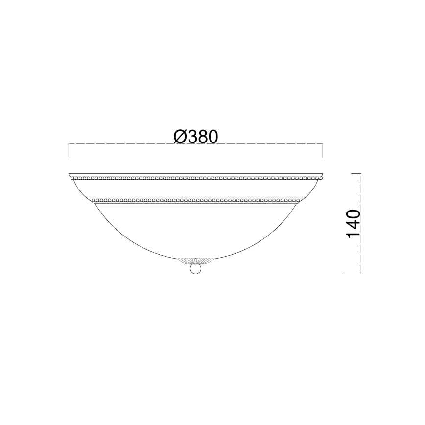 Brilagi - Lubinis šviestuvas CLASSIC 3xE27/60W/230V bronza