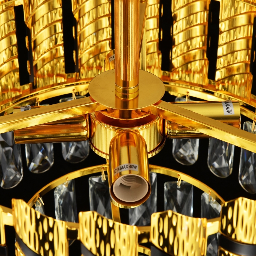 Brilagi - Lubinis šviestuvas CRISTAL 5xE14/40W/230V, skersmuo 38 cm