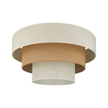 Brilagi-Lubinis šviestuvas DENVER LUNETA 1xE27/15W/230V diametras 45 smėlio spalva/ruda/kreminė