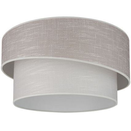 Brilagi - Lubinis šviestuvas DOVER SHINE 1xE27/15W/230V diametras 50 cm pilka/kreminė