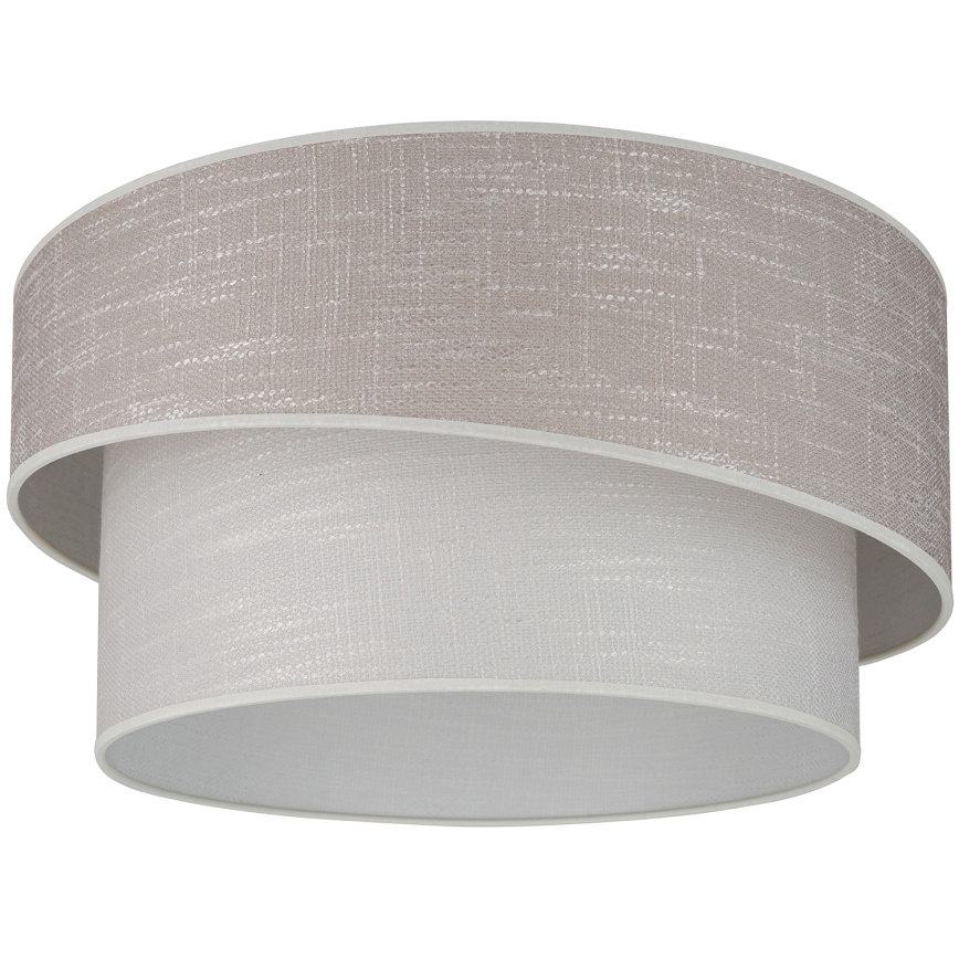 Brilagi - Lubinis šviestuvas DOVER SHINE 1xE27/15W/230V diametras 50 cm pilka/kreminė