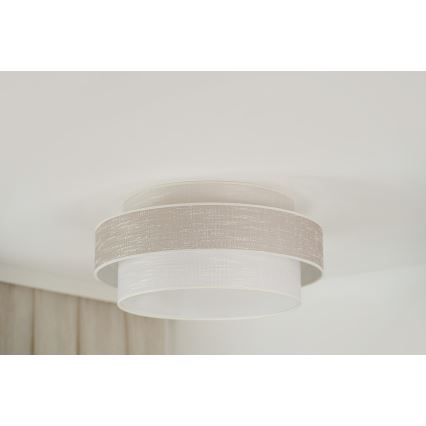 Brilagi - Lubinis šviestuvas DOVER SPACE LED/12W/230V diametras 50 cm 3000K/4000K/6400K pilka/kreminė