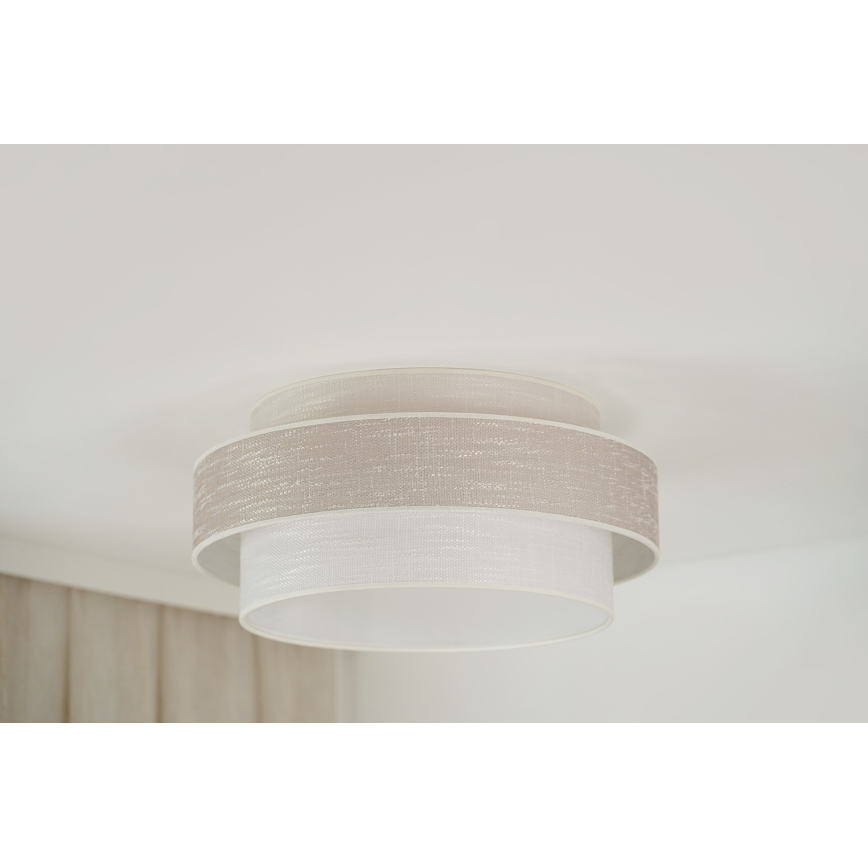 Brilagi - Lubinis šviestuvas DOVER SPACE LED/12W/230V diametras 50 cm 3000K/4000K/6400K pilka/kreminė