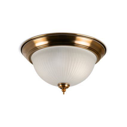 BRILAGI - Lubinis šviestuvas FRESCO 2xE27/40W/230V skersmuo 28 cm žalvaris