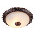 Brilagi - lubinis šviestuvas FRESCO 2xE27/40W/230V, skersmuo 30 cm, bronzinis