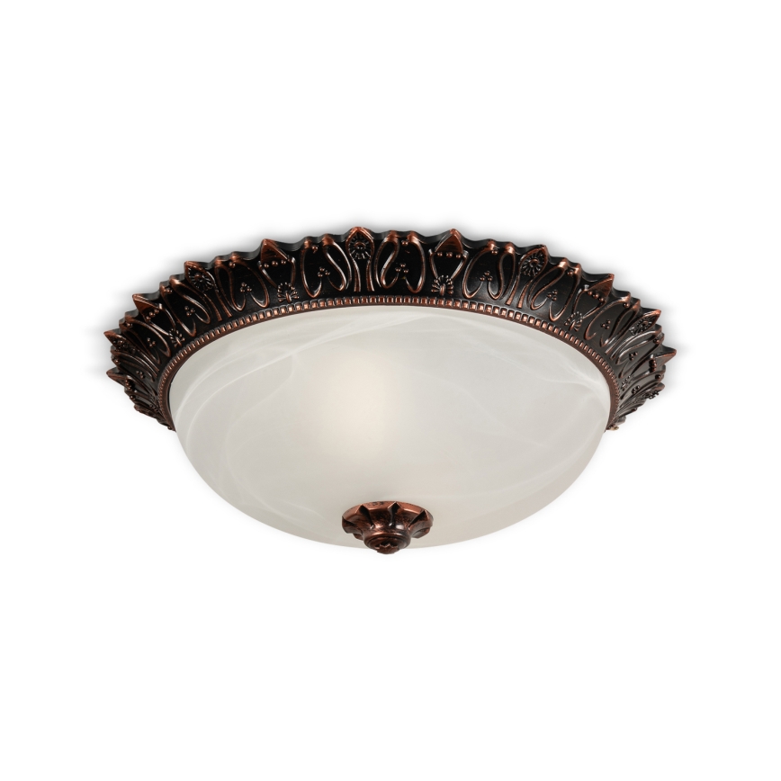 BRILAGI - lubinis šviestuvas FRESCO 2xE27/40W/230V, skersmuo 30 cm, bronzinis