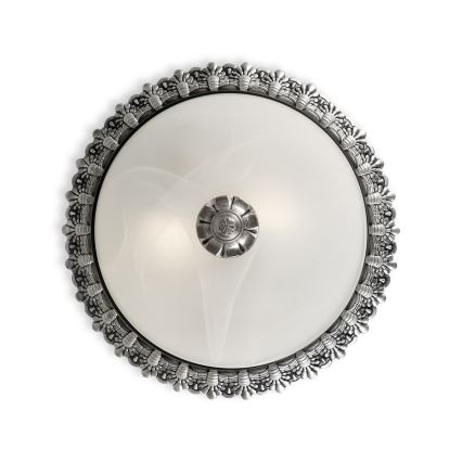 BRILAGI - lubinis šviestuvas FRESCO 2xE27/40W/230V Ø 30 cm sidabrinis