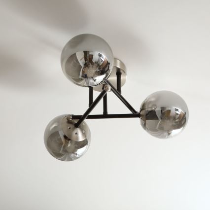 Brilagi - Lubinis šviestuvas MALIVA 3xE14/15W/230V matinis chromas/dūminis