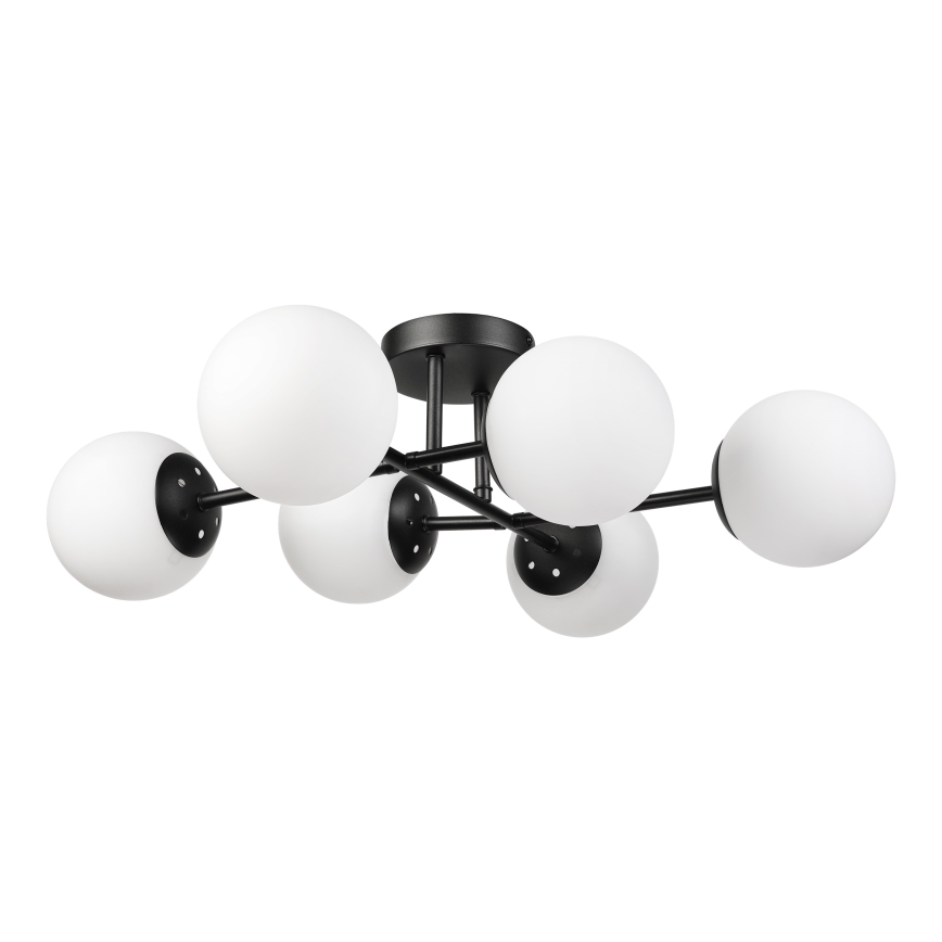 Brilagi - Lubinis šviestuvas MALONY 6xE14/20W/230V juodas