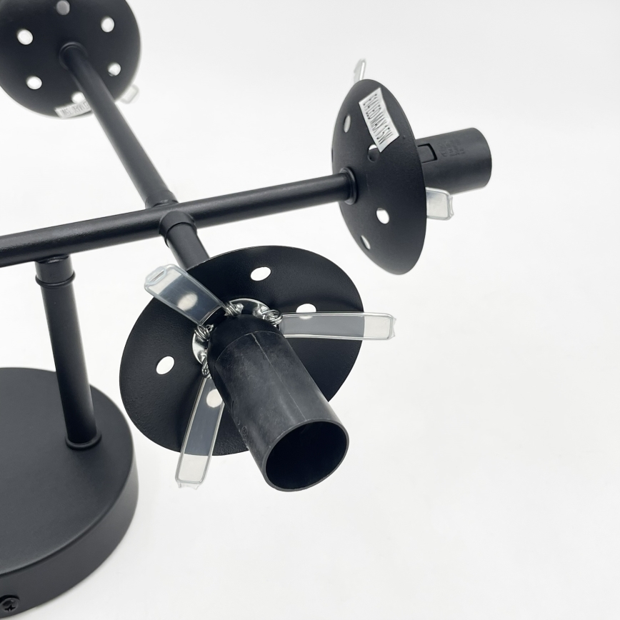 Brilagi - Lubinis šviestuvas MALONY 6xE14/20W/230V juodas