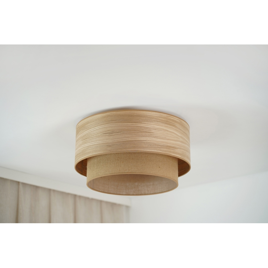 Brilagi - Lubinis šviestuvas MONTANA BOHO 1xE27/15W/230V diametras 45 cm ruda