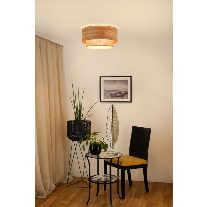 Brilagi - Lubinis šviestuvas MONTANA BOHO 1xE27/15W/230V diametras 45 cm ruda