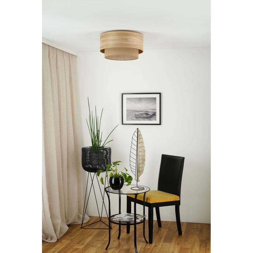 Brilagi - Lubinis šviestuvas MONTANA BOHO 1xE27/15W/230V diametras 45 cm ruda