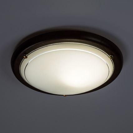 Brilagi - Lubinis šviestuvas ORBIS 1xE27/60W/230V, skersmuo 30 cm, pušis