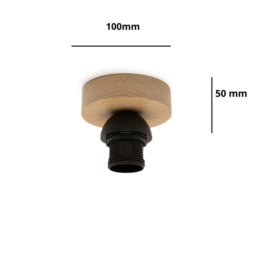 Brilagi - Lubinis šviestuvas PARTY 1xE27/60W/230V skersmuo 10 cm ąžuolas