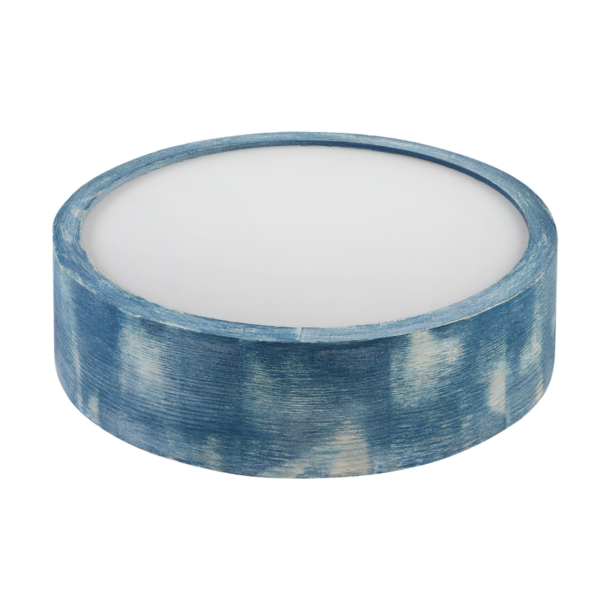 Brilagi - lubinis šviestuvas PINO, 1xE27/15W/230V, pušies/mėlyna, skersmuo 27,5 cm