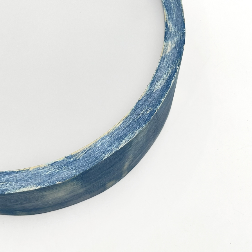 Brilagi - lubinis šviestuvas PINO, 1xE27/15W/230V, pušies/mėlyna, skersmuo 27,5 cm