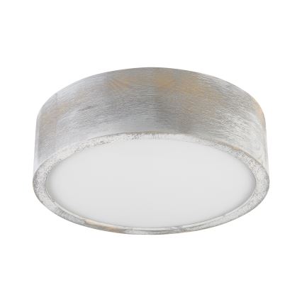 Brilagi - Lubinis šviestuvas PINO 1xE27/15W/230V pušis/sidabrinė skersmuo 27,5 cm