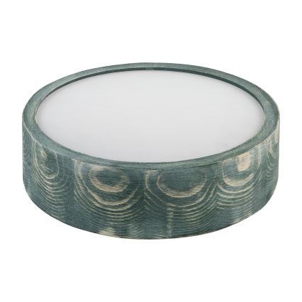 Brilagi - Lubinis šviestuvas PINO 1xE27/15W/230V pušis/žalia Ø 27,5 cm