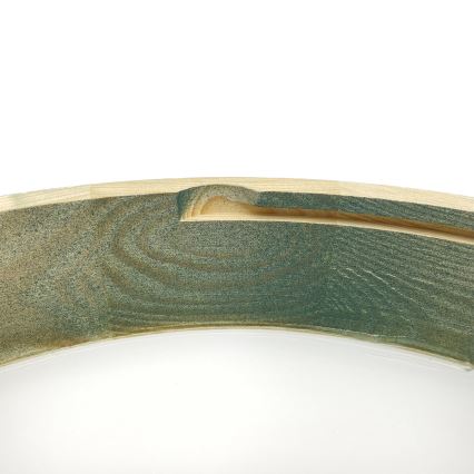 Brilagi - Lubinis šviestuvas PINO 1xE27/15W/230V pušis/žalia Ø 27,5 cm