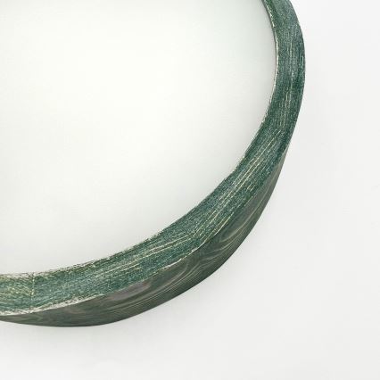 Brilagi - Lubinis šviestuvas PINO 1xE27/15W/230V pušis/žalia Ø 27,5 cm