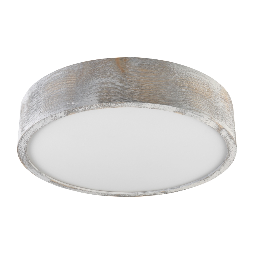 Brilagi - lubinis šviestuvas PINO 2xE27/15W/230V pušis/sidabrinė skers. 37,5 cm