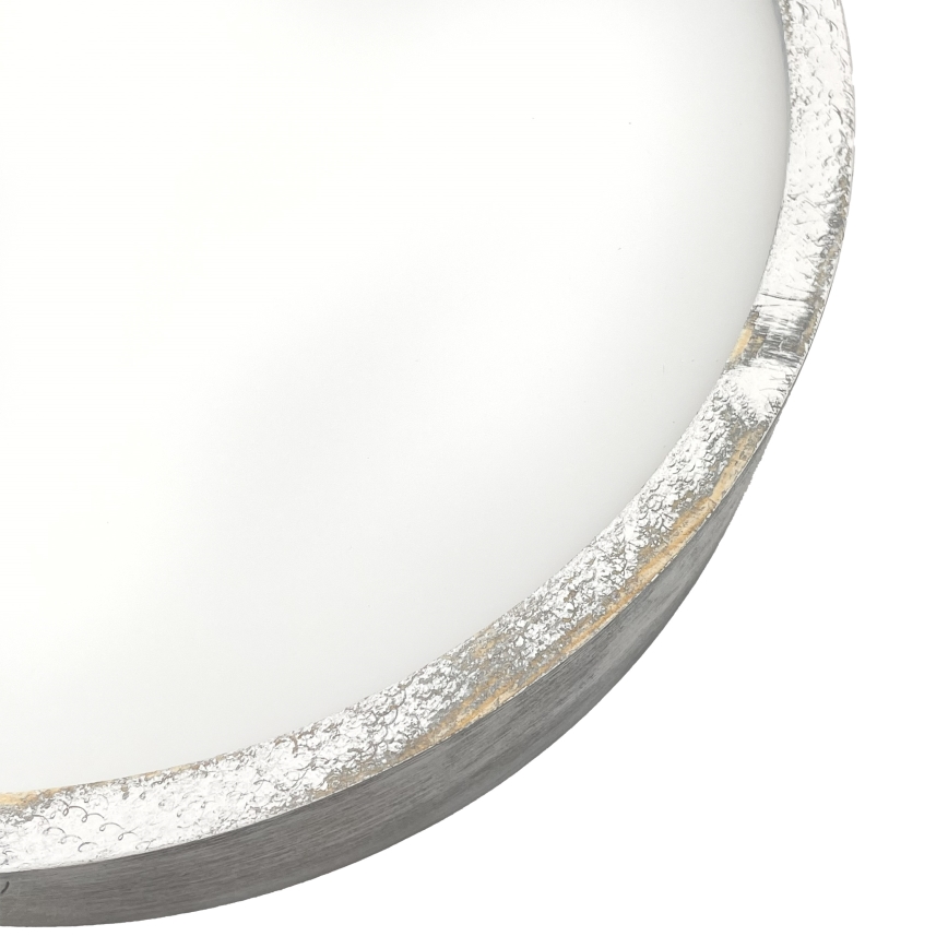 Brilagi - lubinis šviestuvas PINO 2xE27/15W/230V pušis/sidabrinė skers. 37,5 cm