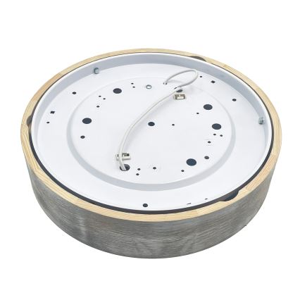 Brilagi - lubinis šviestuvas PINO 2xE27/15W/230V pušis/sidabrinė skers. 37,5 cm