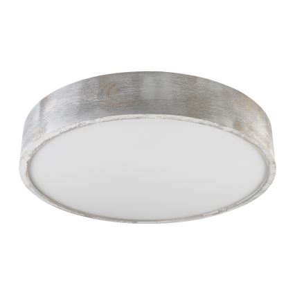 Brilagi - Lubinis šviestuvas PINO 3xE27/15W/230V pušinis/sidabrinis, skersmuo 47,5 cm
